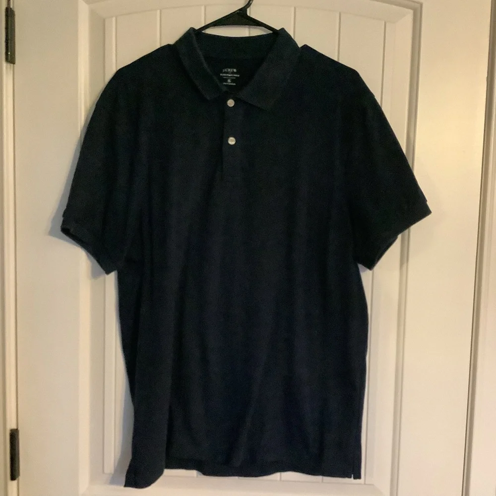 J. Crew Dark Blue Polo Shirt